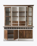 Driftwood Double Cabinet with Wine Rack