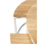 Monaco Round Coffee Table, D70cm Set of 5