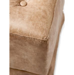 The Club Footstool, pellini, camel