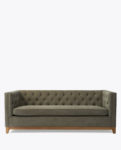 Central Park Sofa 3 Seater, washed cotton, graphite
