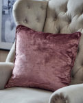 The Powder Parlour Velvet Pillow Cover pink, 50x50cm