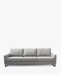 West Houston Sofa 3,5 seater, velvet, platinum