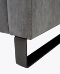 West Houston Sofa 3,5 seater, velvet, platinum
