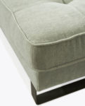 West Houston Corner Sofa Chaise Longue Right, velvet, mint