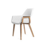 Amsterdam City Dining Armchair, pure white