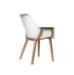Amsterdam City Dining Armchair, pure white