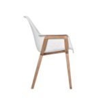 Amsterdam City Dining Armchair, pure white