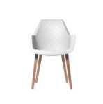 Amsterdam City Dining Armchair, pure white