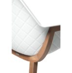 Amsterdam City Dining Armchair, pure white