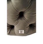 Opera Footstool, velvet, slate grey