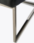 Thompson Lounge Chair, velvet, midnight grey