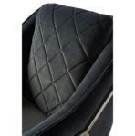 Walker Park Armchair, velvet, midnight grey